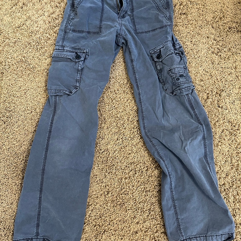 American Eagle Outfitters Gray Cargo Pants